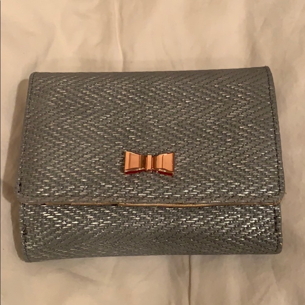 Metallic Blue Wallet